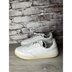 JAK Royal White Leather Low Lace Up Shoes Sneakers Men's Sz 41EU/8M US Portugal